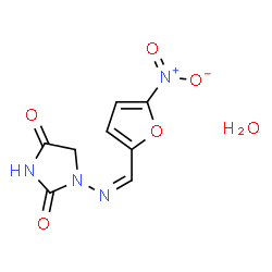 ChemSpider 2D Image | NITROFURANTOIN MONOHYDRATE | C8H8N4O6