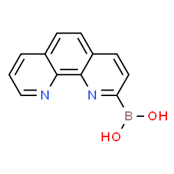 ChemSpider 2D Image | 1,10-phenanthroline-2-boronic acid | C12H9BN2O2