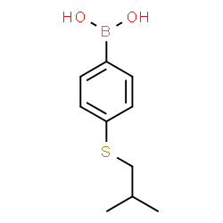ChemSpider 2D Image | (4-(Isobutylthio)phenyl)boronic acid | C10H15BO2S