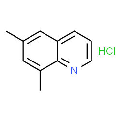 ChemSpider 2D Image | 6,8-dimethylquinoline hydrochloride | C11H12ClN