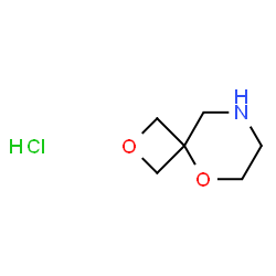 ChemSpider 2D Image | 2,5-Dioxa-8-azaspiro[3.5]nonane hydrochloride | C6H12ClNO2