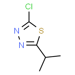 ChemSpider 2D Image | 2-chloro-5-(propan-2-yl)-1,3,4-thiadiazole | C5H7ClN2S
