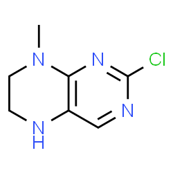 ChemSpider 2D Image | 2-Chloro-8-methyl-5,6,7,8-tetrahydropteridine | C7H9ClN4