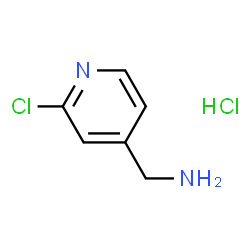 ChemSpider 2D Image | (2-Chloropyridin-4-yl)methanamine hydrochloride | C6H8Cl2N2