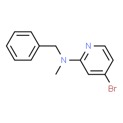 ChemSpider 2D Image | N-Benzyl-4-bromo-N-methyl-2-pyridinamine | C13H13BrN2