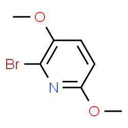 ChemSpider 2D Image | 2-Bromo-3,6-dimethoxypyridine | C7H8BrNO2