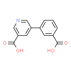 ChemSpider 2D Image | 5-(3-Carboxyphenyl)nicotinic acid | C13H9NO4