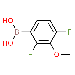 ChemSpider 2D Image | (2,4-Difluoro-3-methoxyphenyl)boronic acid | C7H7BF2O3