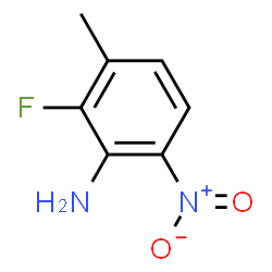 ChemSpider 2D Image | 2-Fluoro-3-methyl-6-nitroaniline | C7H7FN2O2