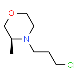 ChemSpider 2D Image | (S)-4-(3-Chloropropyl)-3-methylmorpholine | C8H16ClNO