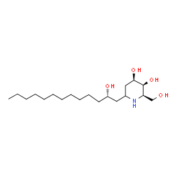 ChemSpider 2D Image | (+)-Batzellaside C | C19H39NO4