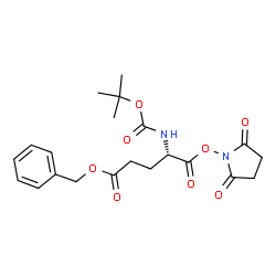 ChemSpider 2D Image | Boc-Glu(OBzl)-OSu | C21H26N2O8