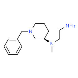 ChemSpider 2D Image | (3R)-N-(2-AMINOETHYL)-1-BENZYL-N-METHYLPIPERIDIN-3-AMINE | C15H25N3