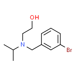 ChemSpider 2D Image | 2-[(3-Bromobenzyl)(isopropyl)amino]ethanol | C12H18BrNO