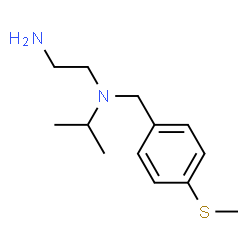 ChemSpider 2D Image | N-Isopropyl-N-[4-(methylsulfanyl)benzyl]-1,2-ethanediamine | C13H22N2S