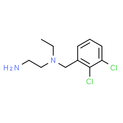 ChemSpider 2D Image | N-(2,3-Dichlorobenzyl)-N-ethyl-1,2-ethanediamine | C11H16Cl2N2