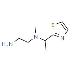 ChemSpider 2D Image | (2-aminoethyl)(methyl)[1-(1,3-thiazol-2-yl)ethyl]amine | C8H15N3S