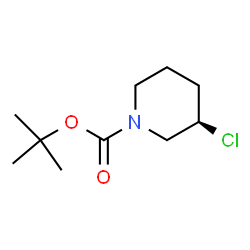 ChemSpider 2D Image | TERT-BUTYL (3R)-3-CHLOROPIPERIDINE-1-CARBOXYLATE | C10H18ClNO2
