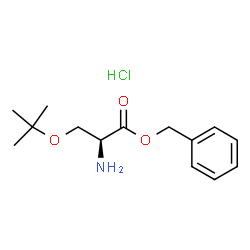 ChemSpider 2D Image | Benzyl O-(2-methyl-2-propanyl)-L-serinate hydrochloride (1:1) | C14H22ClNO3