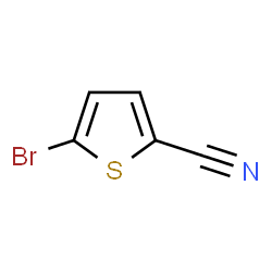 ChemSpider 2D Image | 5-Bromo-2-thiophenecarbonitrile | C5H2BrNS