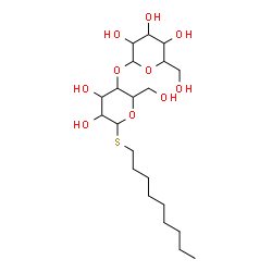 ChemSpider 2D Image | Nonyl 4-O-hexopyranosyl-1-thiohexopyranoside | C21H40O10S