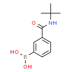 ChemSpider 2D Image | (3-(tert-Butylcarbamoyl)phenyl)boronic acid | C11H16BNO3