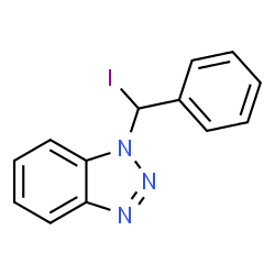 ChemSpider 2D Image | 1-[Iodo(phenyl)methyl]-1H-benzotriazole | C13H10IN3
