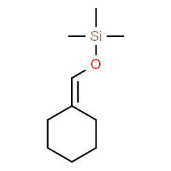 ChemSpider 2D Image | (Cyclohexylidenemethoxy)(trimethyl)silane | C10H20OSi