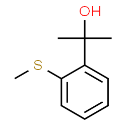 ChemSpider 2D Image | 2-[2-(Methylsulfanyl)phenyl]-2-propanol | C10H14OS