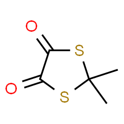 ChemSpider 2D Image | 2,2-Dimethyl-1,3-dithiolane-4,5-dione | C5H6O2S2