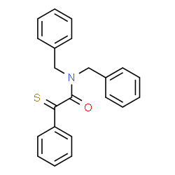 ChemSpider 2D Image | N,N-Dibenzyl-2-phenyl-2-thioxoacetamide | C22H19NOS