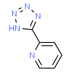 ChemSpider 2D Image | 2-(1H-Tetrazol-5-yl)pyridine | C6H5N5