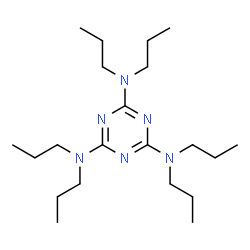 ChemSpider 2D Image | N,N,N',N',N'',N''-Hexapropyl-1,3,5-triazine-2,4,6-triamine | C21H42N6