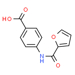 ChemSpider 2D Image | 4-(2-Furoylamino)benzoic acid | C12H9NO4