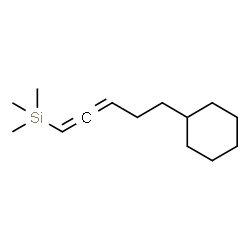 ChemSpider 2D Image | (5-Cyclohexyl-1,2-pentadien-1-yl)(trimethyl)silane | C14H26Si