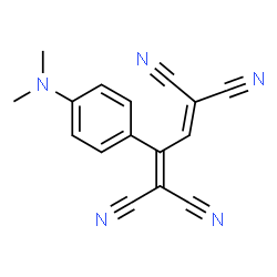 ChemSpider 2D Image | 2-[4-(Dimethylamino)phenyl]-1,3-butadiene-1,1,4,4-tetracarbonitrile | C16H11N5