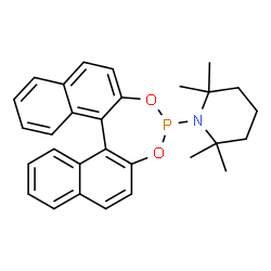 ChemSpider 2D Image | 1-(Dinaphtho[2,1-d:1',2'-f][1,3,2]dioxaphosphepin-4-yl)-2,2,6,6-tetramethylpiperidine | C29H30NO2P
