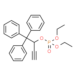 ChemSpider 2D Image | Diethyl 1,1,1-triphenyl-3-butyn-2-yl phosphate | C26H27O4P