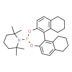 ChemSpider 2D Image | 2,2,6,6-Tetramethyl-1-(8,9,10,11,12,13,14,15-octahydrodinaphtho[2,1-d:1',2'-f][1,3,2]dioxaphosphepin-4-yl)piperidine | C29H38NO2P