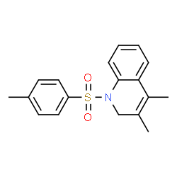 ChemSpider 2D Image | 3,4-Dimethyl-1-[(4-methylphenyl)sulfonyl]-1,2-dihydroquinoline | C18H19NO2S
