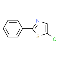 ChemSpider 2D Image | 5-CHLORO-2-PHENYLTHIAZOLE | C9H6ClNS