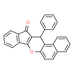 ChemSpider 2D Image | 13-Phenylbenzo[f]indeno[1,2-b]chromen-12(13H)-one | C26H16O2