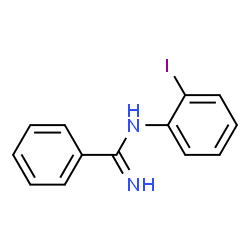 ChemSpider 2D Image | N-(2-Iodophenyl)benzenecarboximidamide | C13H11IN2