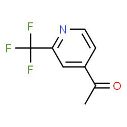 ChemSpider 2D Image | 1-(2-(Trifluoromethyl)pyridin-4-yl)ethanone | C8H6F3NO