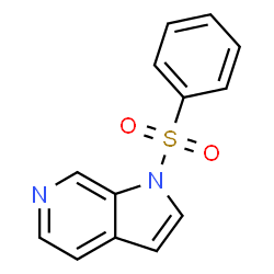 ChemSpider 2D Image | 1-(Phenylsulfonyl)-1H-pyrrolo[2,3-c]pyridine | C13H10N2O2S