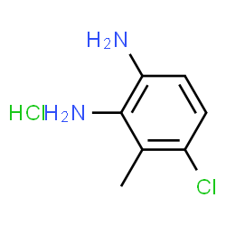 ChemSpider 2D Image | 4-Chloro-3-methylbenzene-1,2-diamine hydrochloride | C7H10Cl2N2