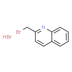 ChemSpider 2D Image | 2-(Bromomethyl)quinoline hydrobromide | C10H9Br2N