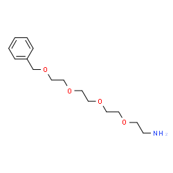 ChemSpider 2D Image | 1-Phenyl-2,5,8,11-tetraoxatridecan-13-amine | C15H25NO4