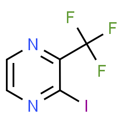 ChemSpider 2D Image | 2-Iodo-3-(trifluoromethyl)pyrazine | C5H2F3IN2