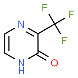 ChemSpider 2D Image | 3-(Trifluoromethyl)-2(1H)-pyrazinone | C5H3F3N2O